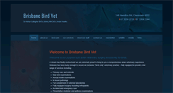 Desktop Screenshot of brisbanebirdvet.com.au